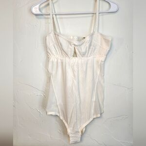 NWT We Are HAH Under the Wire Bodysuit in Walking On Eggshells, Size Medium